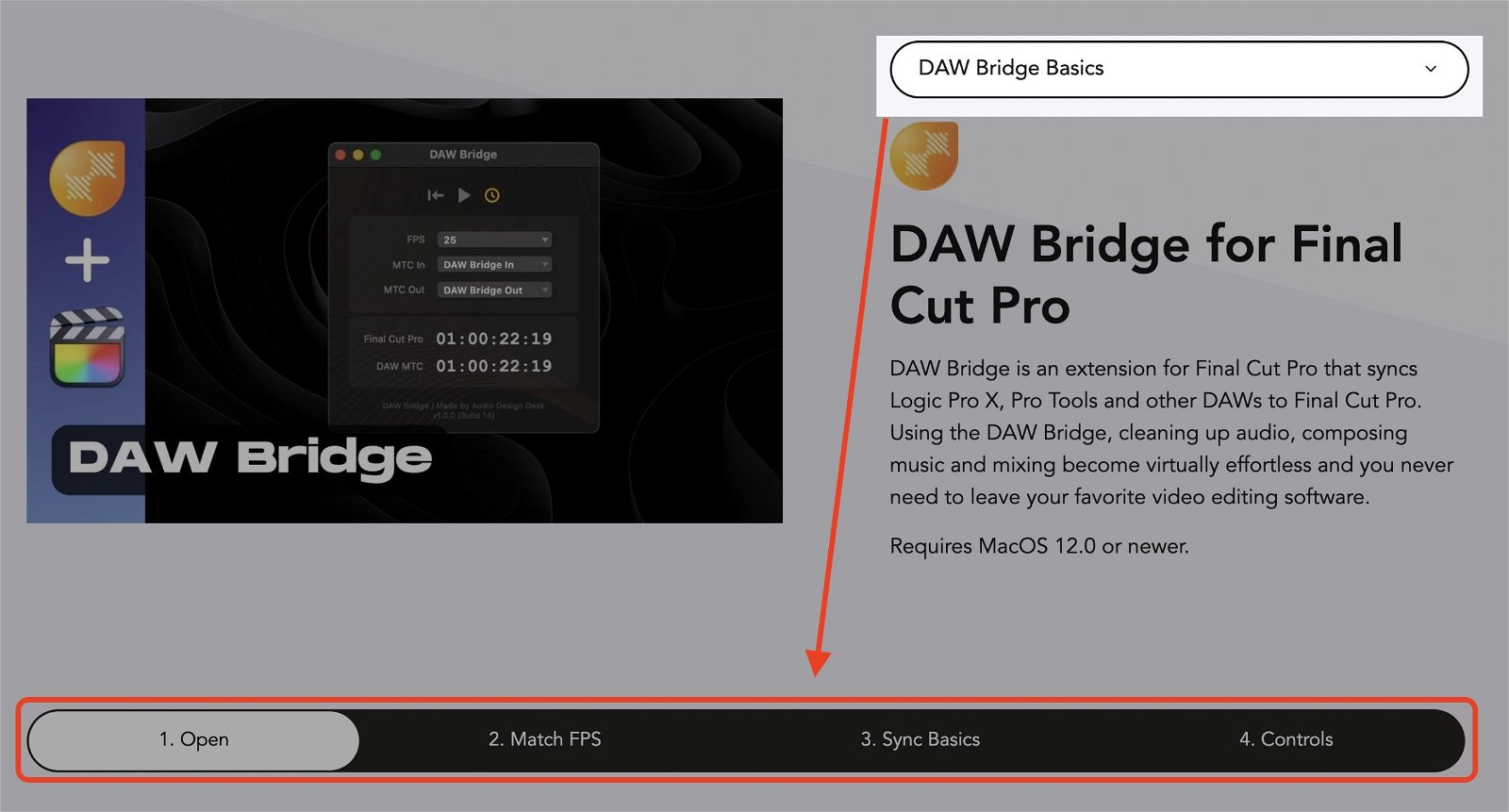 Workflows - DAW Bridge for Final Cut Pro X - By Audio Design Desk